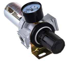 Фильтр-влагоотделитель с манометром и регулятором давления AFR-80 1/4" REMIX RM-AFR-80-14 