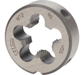 Плашка Bucovice Tools М12 шаг 1.75мм HSS 25x9мм 260120 