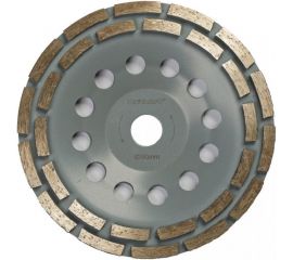 Чашка алмазная шлифовальная двухрядная Premium (180х5х22.2 мм) OXCRAFT PO000134218 