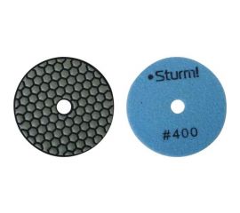 Круг алмазный гибкий шлифовальный АГШК (100 мм, P400, сухая шлифовка) Sturm 9012-D100-400 