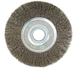 Щетка дисковая гофрированная 499 (125х22.2 мм, нержавеющая сталь) для УШМ Профоснастка 20804014 