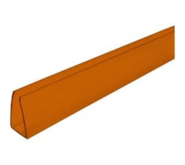 Профиль торцевой up 6x1050 мм, терракот, 4 шт Novattro 4604638005725 