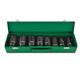 Набор ударных головок удлиненных 22-38 мм, 3/4"", 8 предметов TOPTUL GDAD0807 