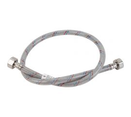 Подводка для воды (гайка-гайка 1/2; 80 см; нейлон/ПВХ) AQUALINE 4864 