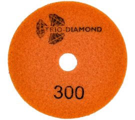 Алмазный гибкий шлифовальный круг Черепашка 100 № 300 сухая шлифовка TRIO-DIAMOND 360300 