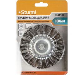 Корщетка-насадка радиальная 100 мм для дрели Sturm 5241102 
