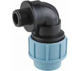 Угольник компрессионный ПНД 32 мм, 1 1/4 с наружной резьбой AV Engineering AVE10332114 