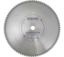 Диск пильный TCT для стали 305x2.4x25.4 мм, 100 зубьев KORNOR 11305100 
