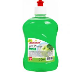 Средство для мытья посуды ЛЮБАША 500 мл Яблоко пуш-пул 604779 