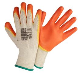 Усиленные перчатки из поликоттона КЭС, двойной латексный облив ладони, размер 10/XL 14000017 JR-10-2 