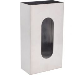 Диспенсер для перчаток ООО ЦЕНТР ПИЩЕВОГО ОБОРУДОВАНИЯ 75x132x240 мм, нерж. сталь aisi-430, толщина 1 мм D-007 