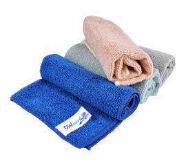 Универсальная салфетка из микрофибры для уборки DSV 30x30 см, набор 4 шт., 220 г/см DS-20122 