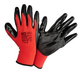 Перчатки из полиэстера КЭС, латексный облив ладони, размер 10/XL 14000002 JR-01-2 