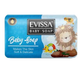 Детское туалетное мыло в картонной упаковке EVISSА 90 гр., Синее М5152 