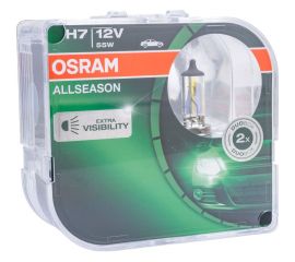 Автолампа OSRAM H7 55 PX26d ALLSEASON 3000K, 2 шт. 12V, 1, 10 64210ALL-HCB 