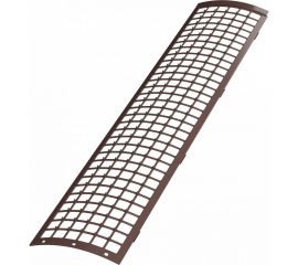Защитная ПВХ решетка желоба Технониколь 0.6 м, коричневая TN386162 
