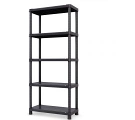 Пластиковый стеллаж ТУБА-ДУБА СБ черный 800.5 