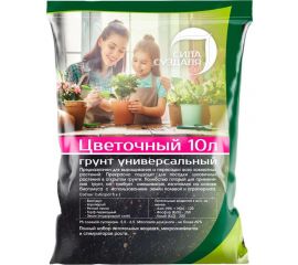 Грунт Сила Суздаля Цветы Black, 10 л 4680004061595 