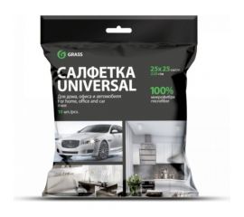 Салфетка микрофибра Grass 220 г/м 25х25, 10 шт. УПАК IT-0459 