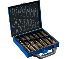 Набор сверл по металлу ЗУБР Кобальт 99 шт, 1-10 мм, сталь Р6М5К5 29626-H99 