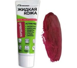 Жидкая кожа Resmat ЖК-11, цвет бордовый, 30мл, коробка арт. 2925 