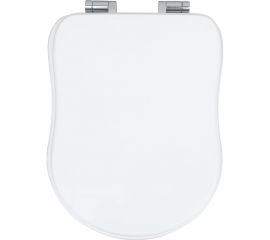 Крышка-сиденье для унитазa Veragio Old Italy с системой Soft-close, белый, петли хром VR.OLD-2597.BI.CR 