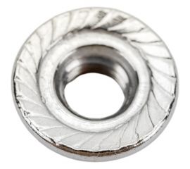 Нержавеющая гайка с фланцем KREPFIELD М5, DIN 6923, А2, с зазубринами, шестигранная, 30 шт. 6923А2ГАЙКАМ5-30 