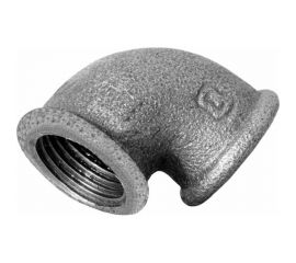 Угольник СВК чугунный резьбовой, оцинкованная, внутр. резьба, 90 градусов, ДУ 25мм, 1 SVK-CIEF25z 