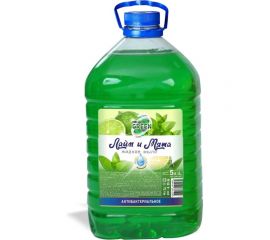 Антибактериальное жидкое мыло MR.GREEN Мята и Лайм, 5 л ПЭТ ПЭТ 41492 