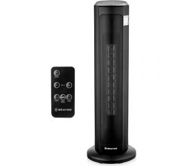 Тепловентилятор BRAYER 2200 Вт, LED-диспл, тайм 12 ч, 20 кв.м, пульт ДУ BR4803 