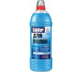 Универсальное средство для мытья полов SANFOR УЛЬТРА БЛЕСК Прохлада водопада 1000 мл 18990 