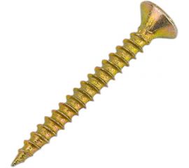 Саморез Мир крепежа DIN 7962, 3,0x25 мм, Pozi, желтый цинк, 1000 шт. Т0000004145 