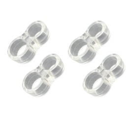 Демпфер ограничитель на ручку двери Baby Safety силиконовый - 4 шт. прозрачный 4670006471522 