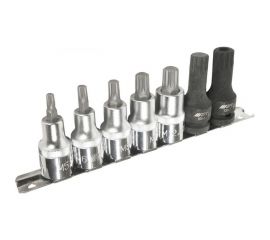 Набор насадок SPLINE 1/2 M5-M14, M16H 7шт JTC H407M 