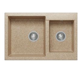 Кухонная мойка Polygran BRIG-772 (№302 Песочный) 621510 