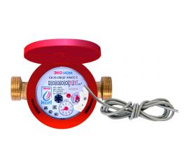 Универсальный счетчик воды ЭКО НОМ СВ 20-130 ДГ-Класс С +КМЧ с обратным клапаном СВ20-002С 