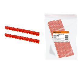 Наборный маркер TDM символ 2 красный 1,5 мм2 150 шт. SQ0534-0003 