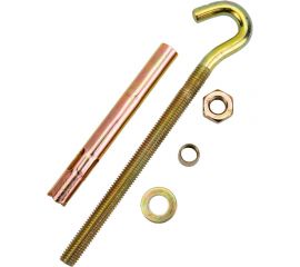 Анкер с крюком КРЕП-КОМП м10, 12х130, 3 шт. акр12130мф 