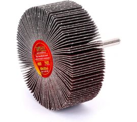 Круг шлифовальный лепестковый с оправкой на шпильке (80х30х6 мм; P80) MESSER 11-80-080 