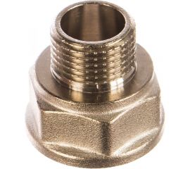 Латунный переход PRO AQUA Н/В резьбовой 1/2 x 3/4 08-M15-F20xb 