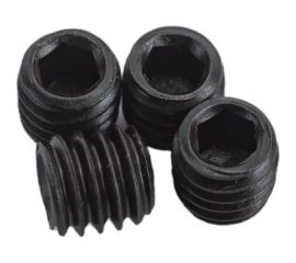 Винт Море-Метизов DIN 913, класс прочности 12.9, оксид, M4x4 мм, 50 шт. VINT9134450M 