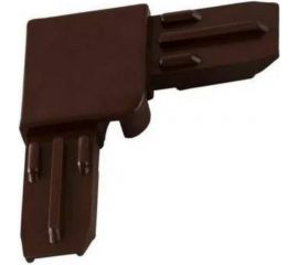 Фигурный уголок для москитной сетки KOMFORT Москитные системы коричневый УС00747 