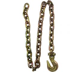 Тяговая цепь с крюком для слесарных работ WIEDERKRAFT 1,3 м 6 т WDK-0301 