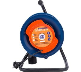 Силовой удлинитель на катушке GLANZEN ПВС 2x0,75 арт. EC-30-001 00-00006529 