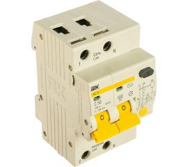 Дифавтомат АД-12 2п, C, 50А, 100мА IEK MAD10-2-050-C-100 