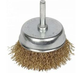 Щетка проволочная чашечная на шпильке (50х0.35х6.35 мм) INGCO WB30501 