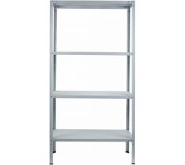 Стеллаж ООО ФУРАМА СТФЛ 1500х1000х400 мм, 4 полки, серый СТФЛ151040-4 