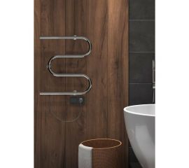 Полотенцесушитель INDIGO M без полки (electro) 50/60 (кнопка, прямой провод, полированный) ME50-60 