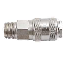 Разъемное соединение быстросъем мама - наружная резьба G3/8, сталь ECO AS-F/MT38 