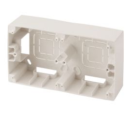 Коробка накладного монтажа ЭРА 12-6102-02 2 поста, Эра 12, слоновая кость Б0043171 